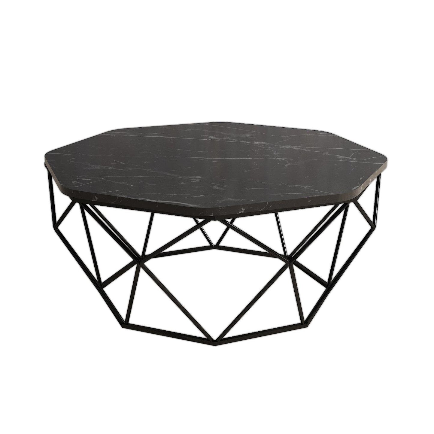 Žurnalinis staliukas Diamond - Black Marble