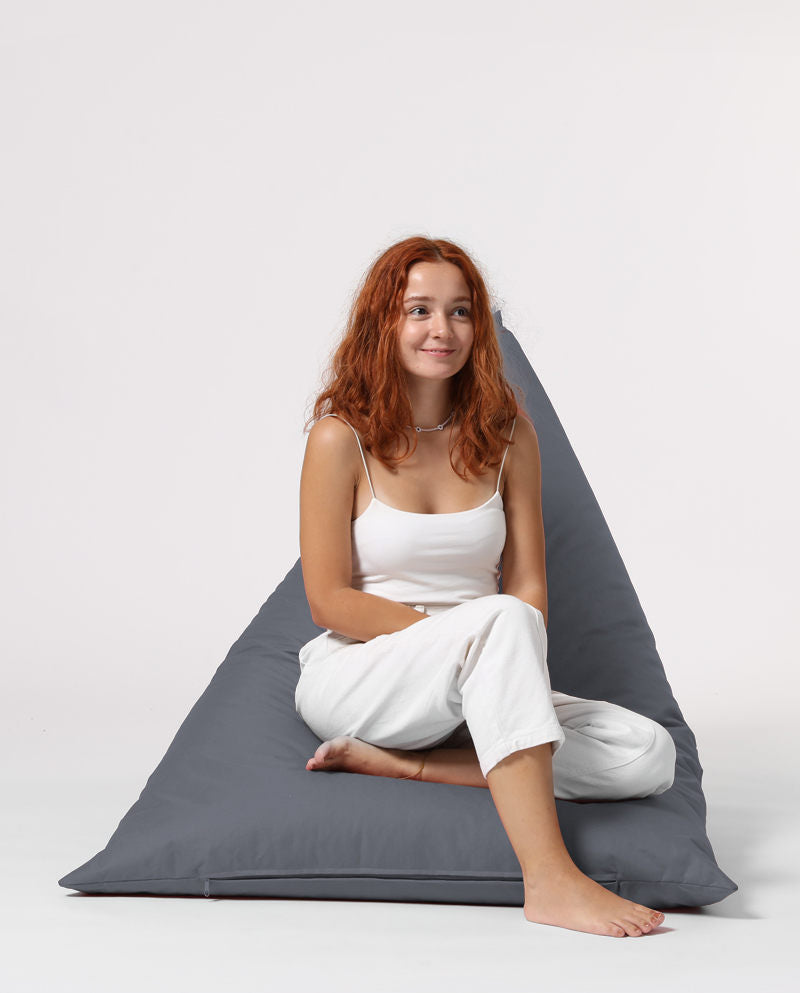 Lauko sėdmaišis Pyramid Big Bed Pouf - Fume