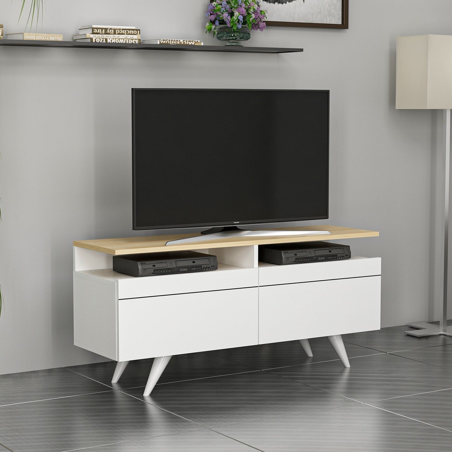 TV staliukas Berlin 120 - White