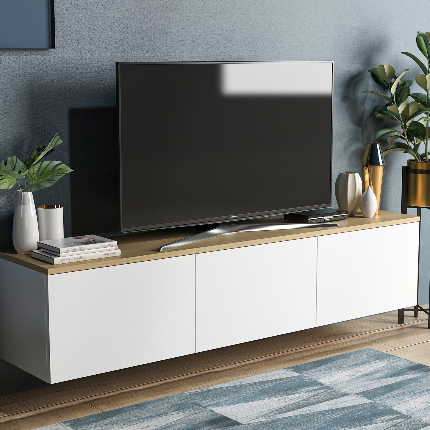 TV staliukas Neon - White