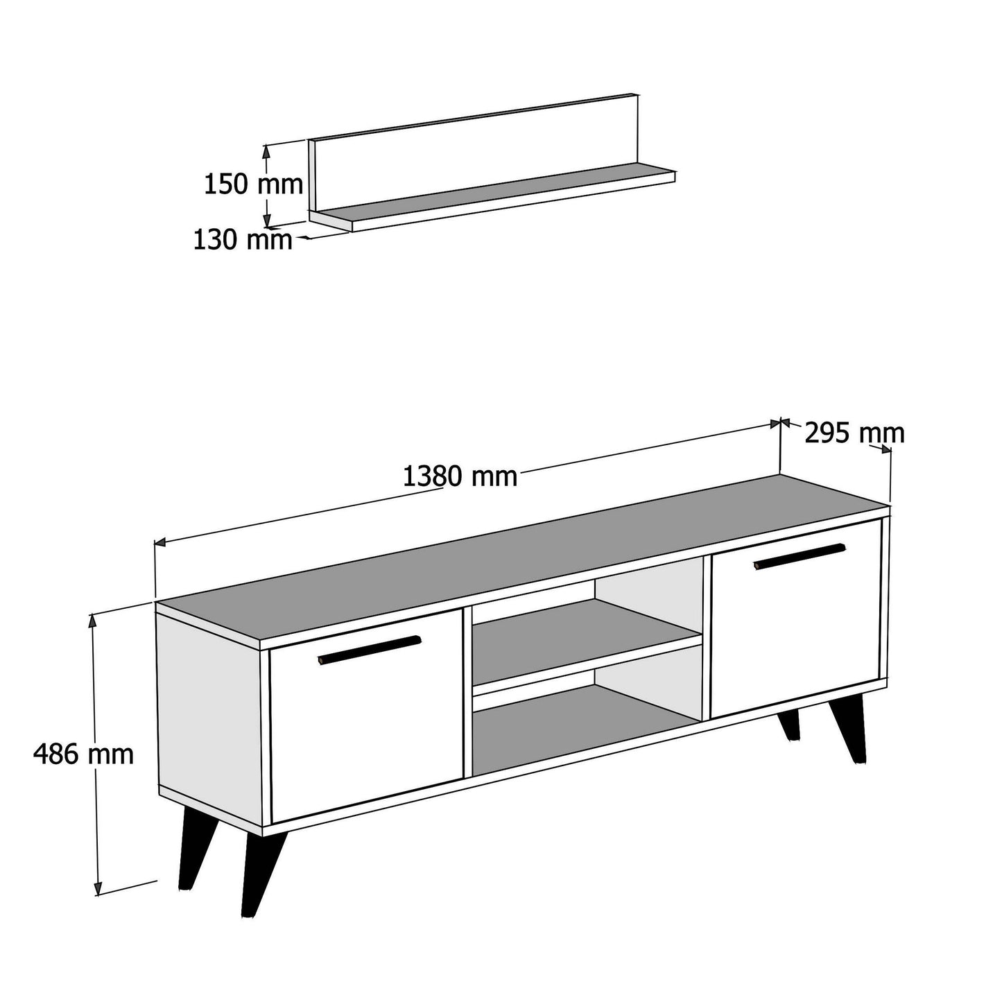 TV staliukas Senfoni 1116