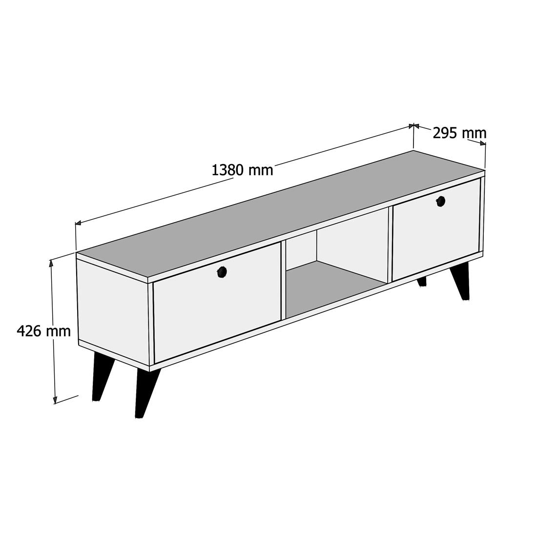 TV staliukas Serenat 1210