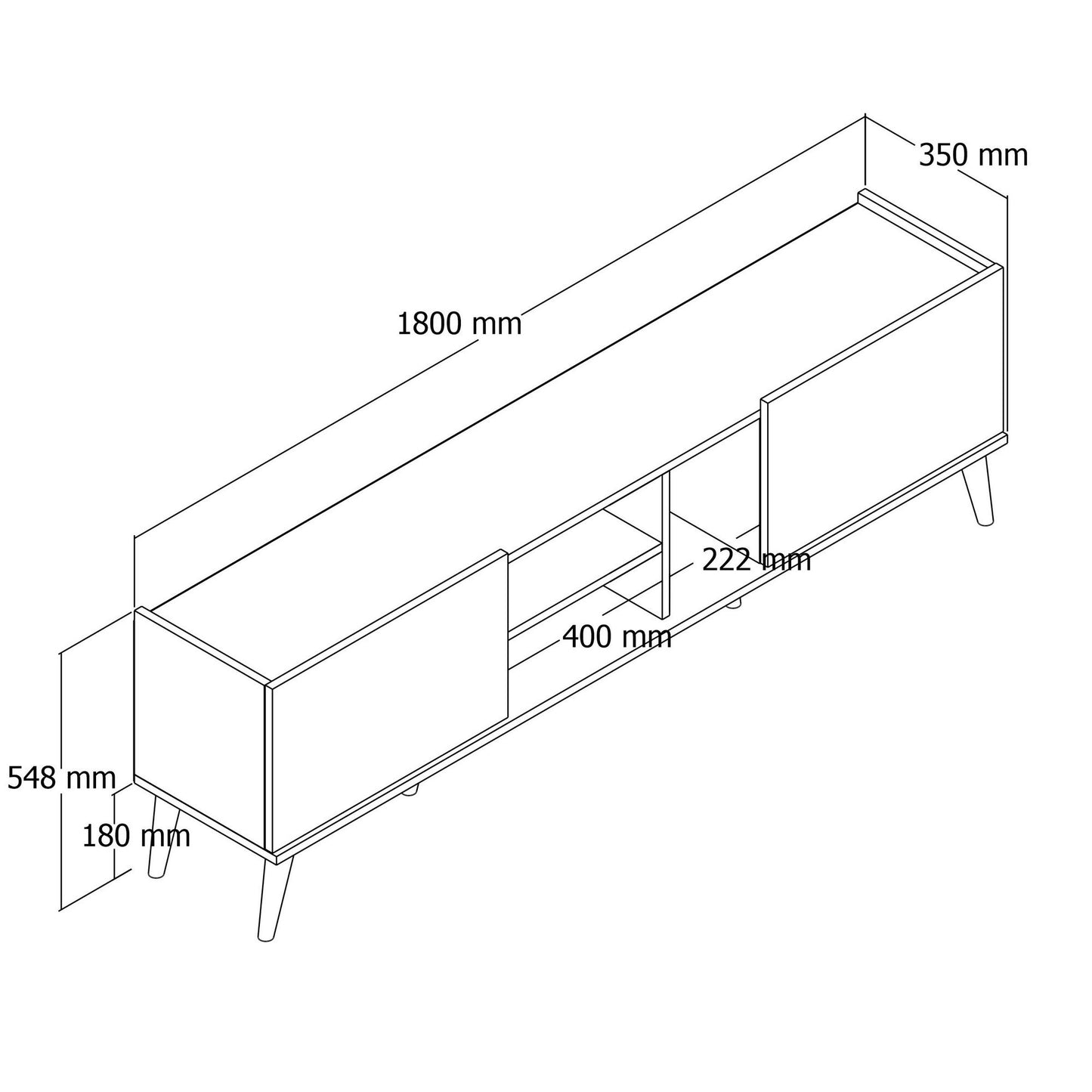 TV staliukas Lotus - 1340