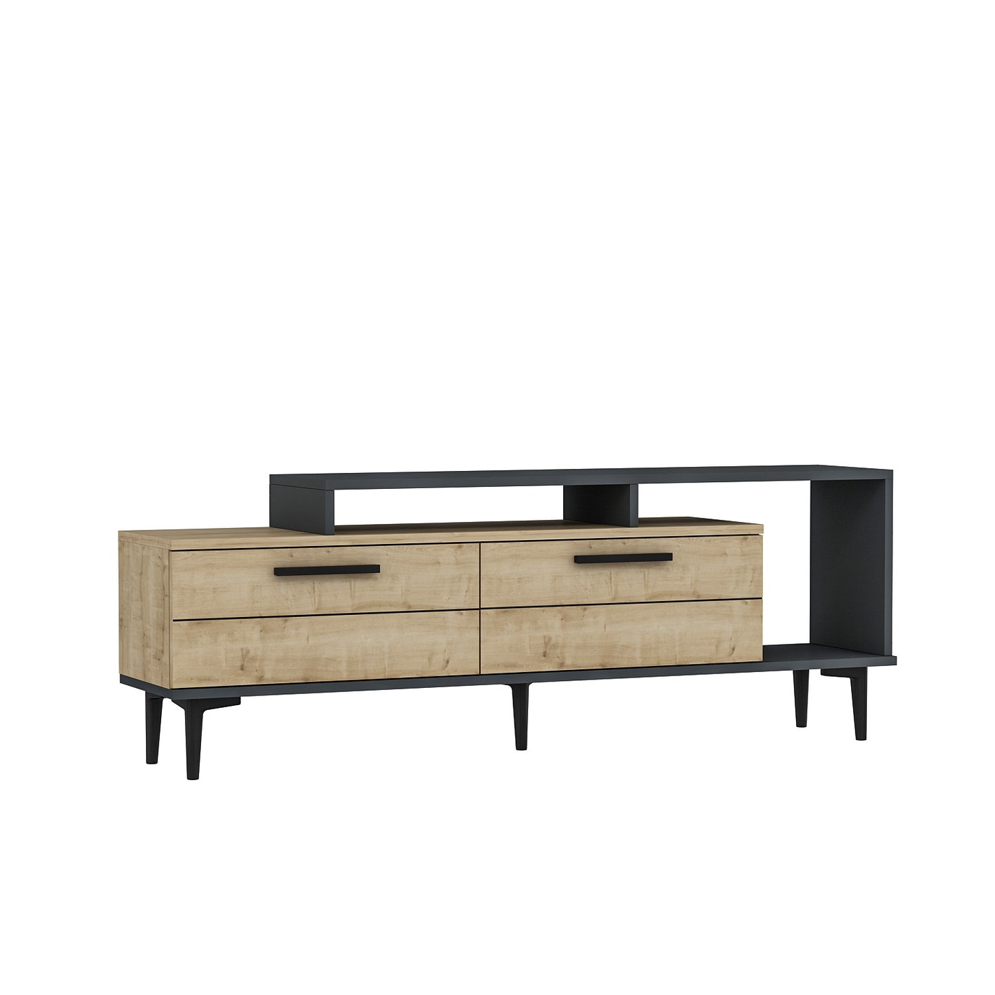 TV staliukas Niva - Sapphire Oak, Anthracite