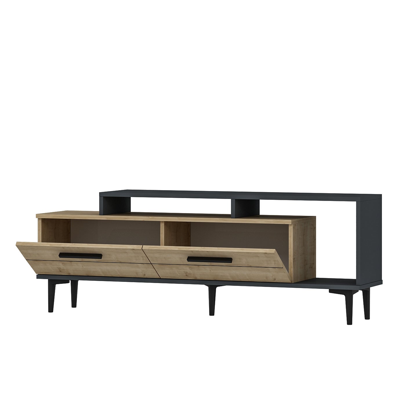 TV staliukas Niva - Sapphire Oak, Anthracite