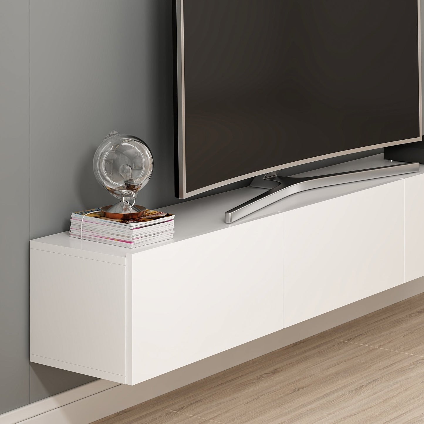 TV staliukas Rigel - Walnut