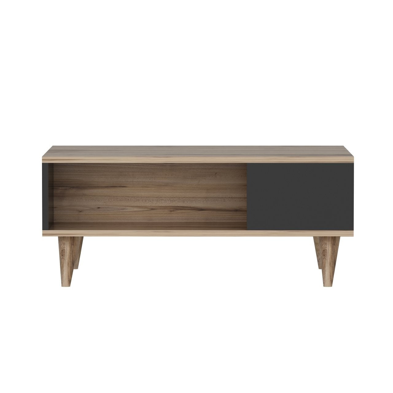 Žurnalinis staliukas Lyon - Walnut, Black