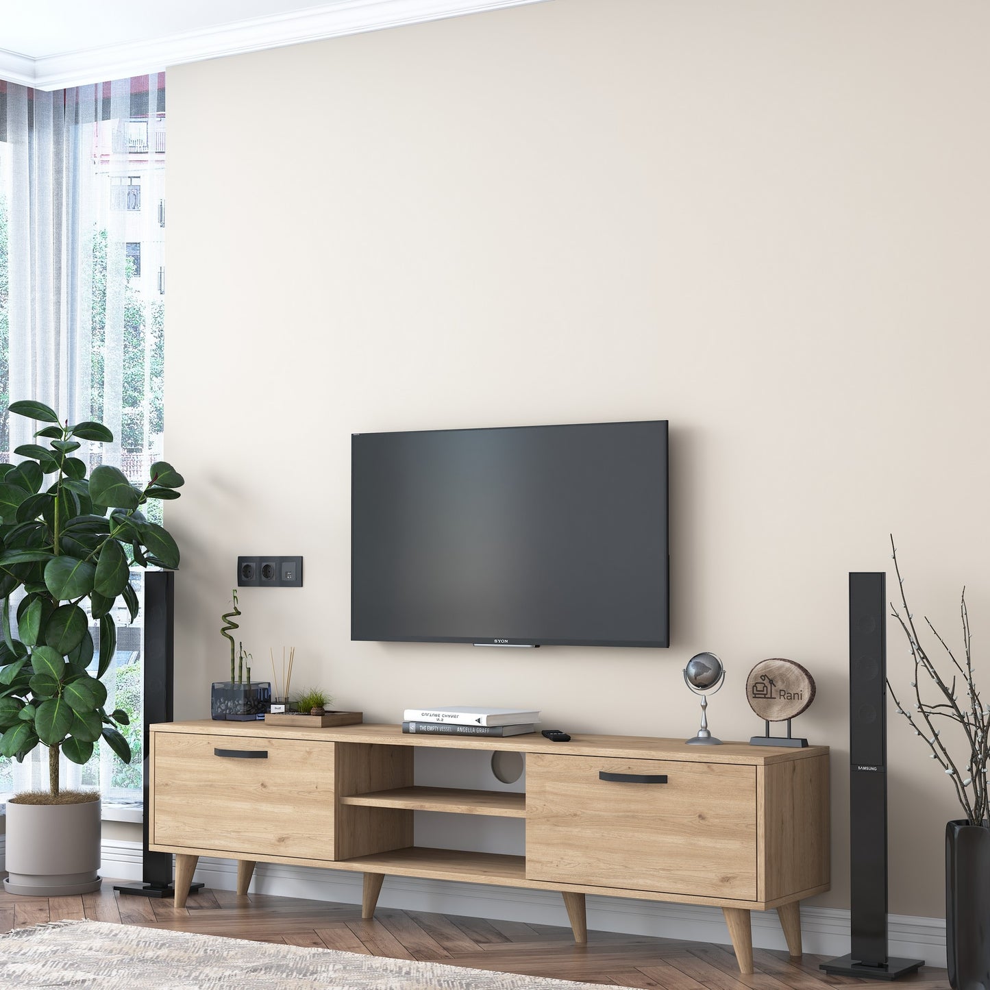 TV staliukas A5 - 394 - Walnut