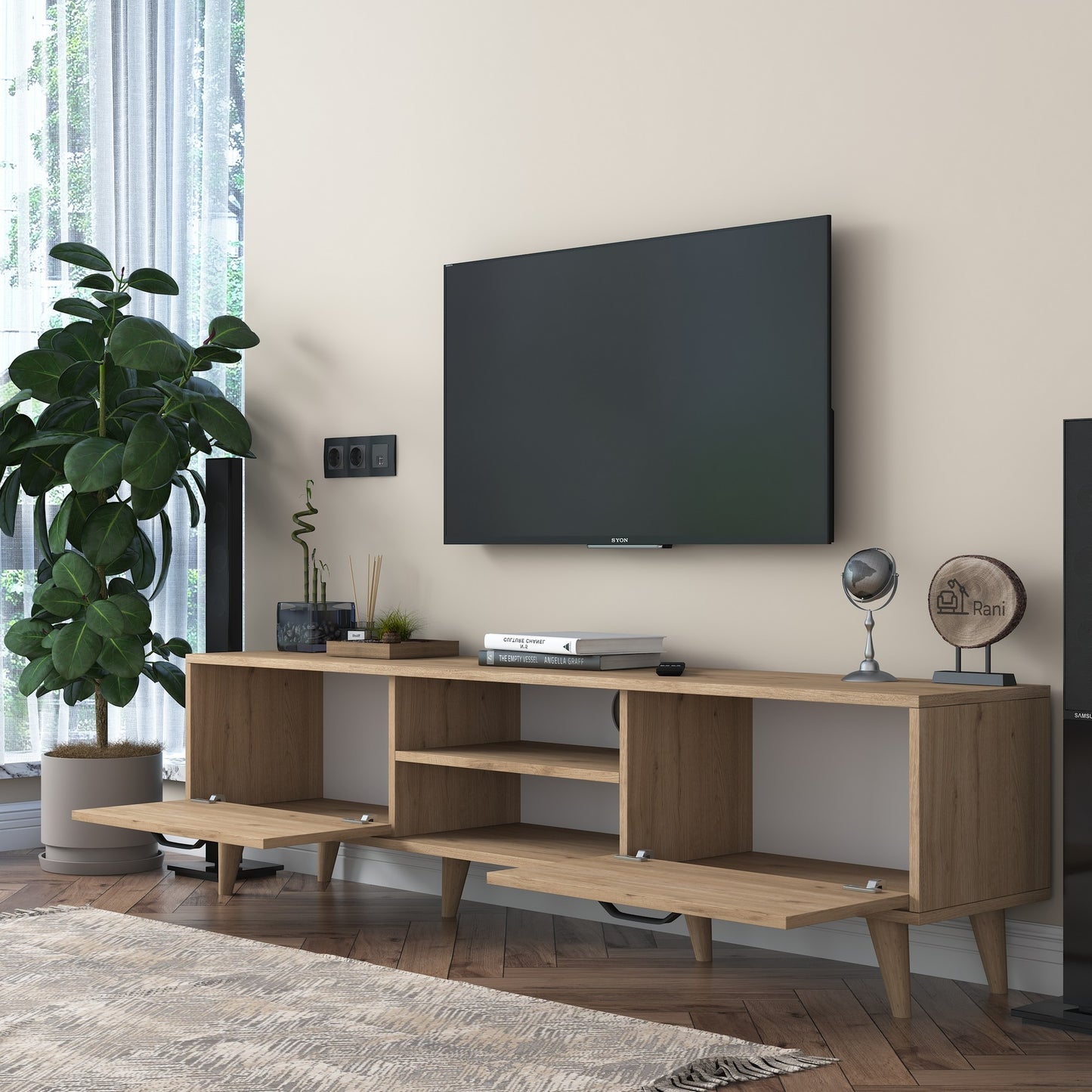 TV staliukas A5 - 394 - Walnut