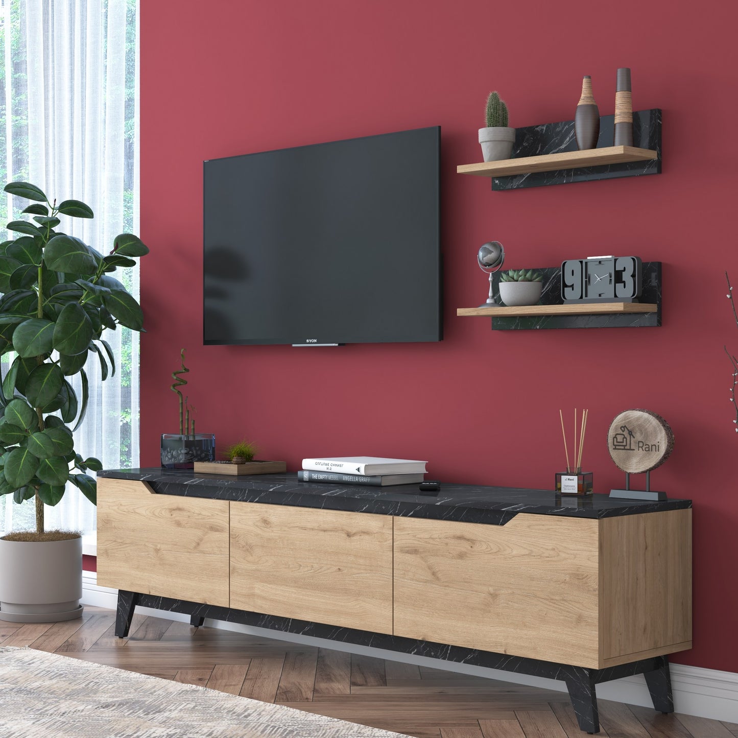 TV staliukas M48 - 1509 - Walnut