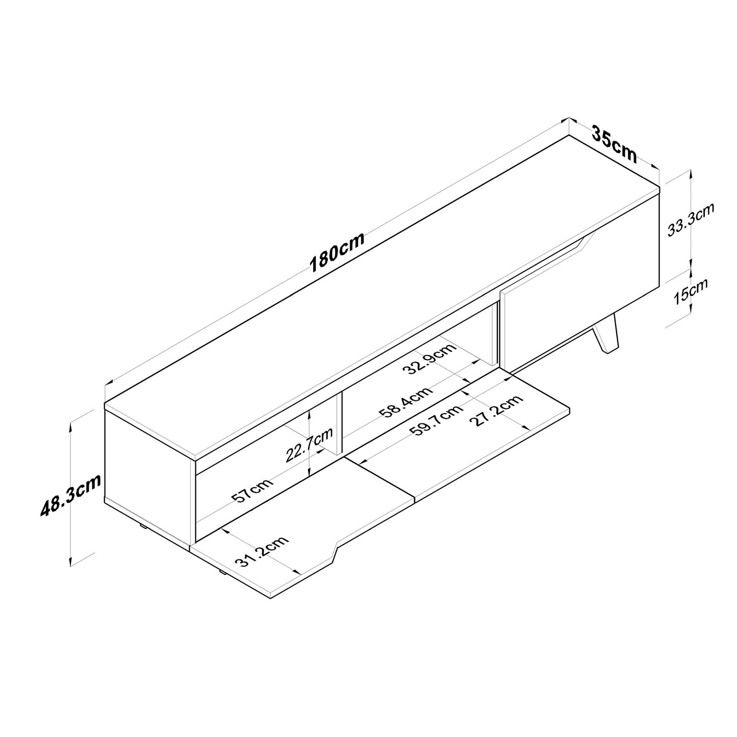 TV staliukas D1 - 2472