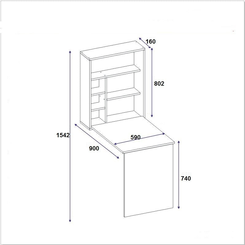 Biuro stalas Sedir - Oak