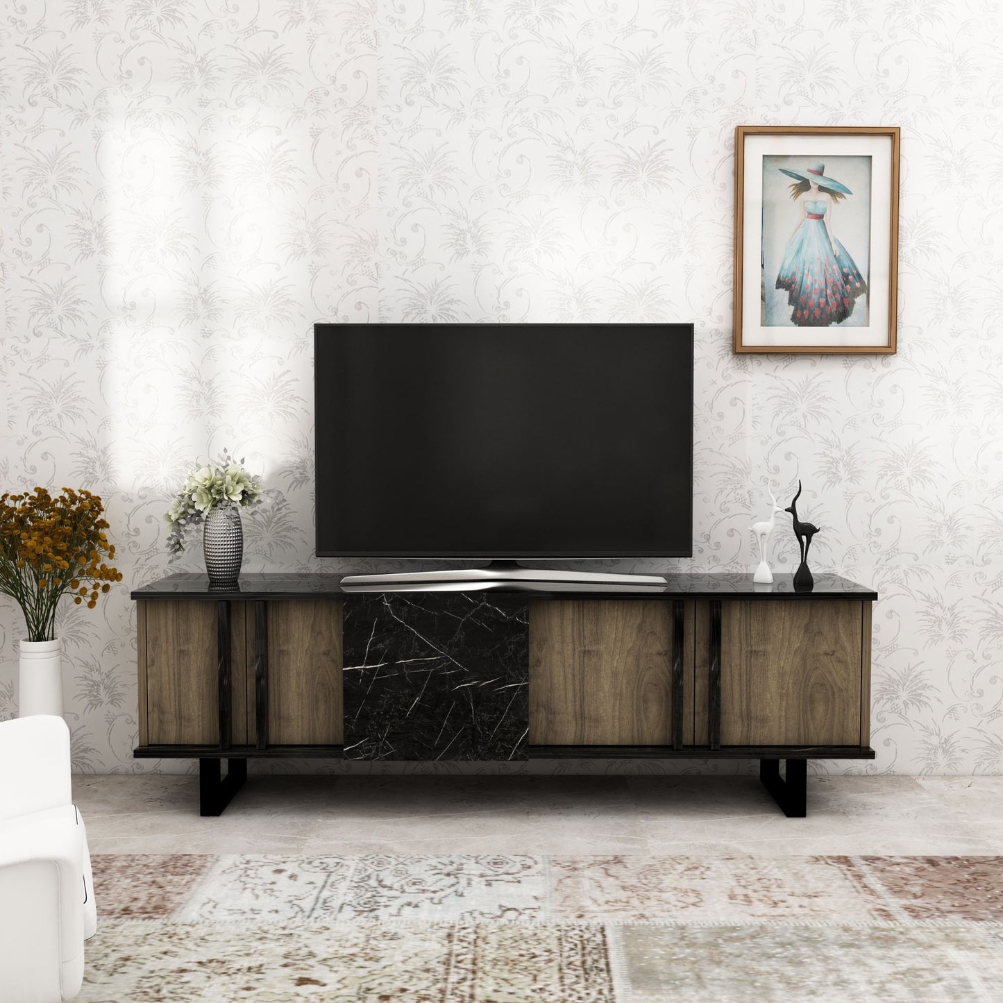 TV staliukas Deco - Walnut