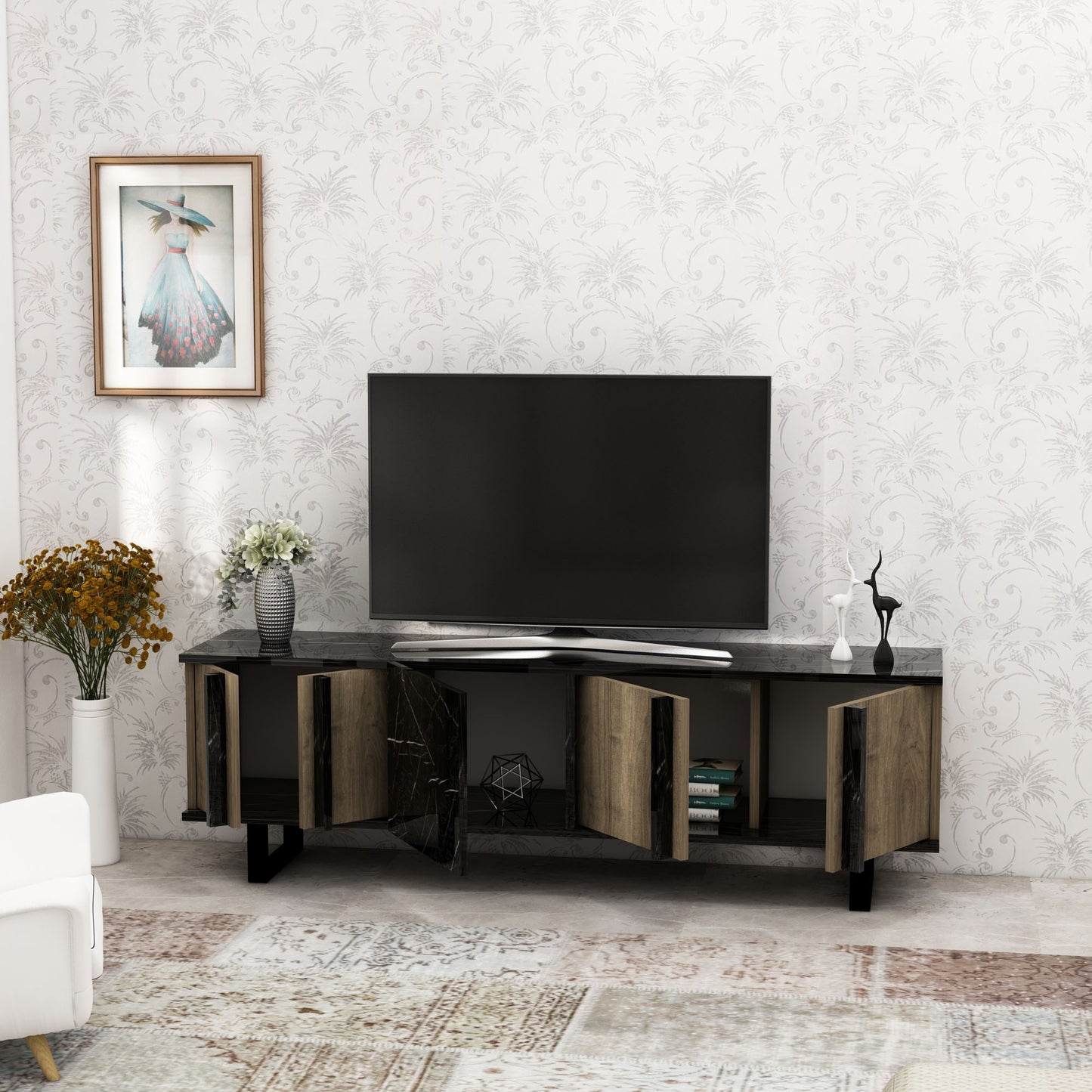 TV staliukas Deco - Walnut