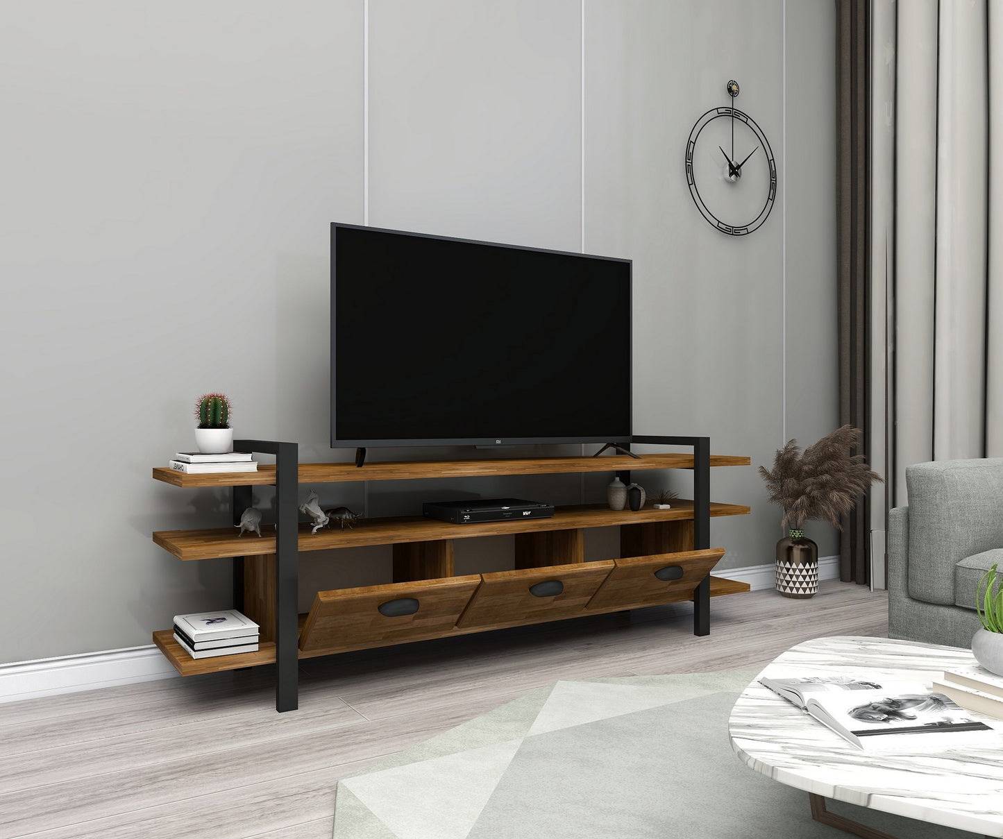 TV staliukas Lucca - Walnut