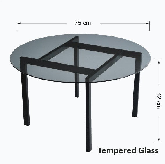 Žurnalinis staliukas Balance sehpa / fume temperli cam S401F