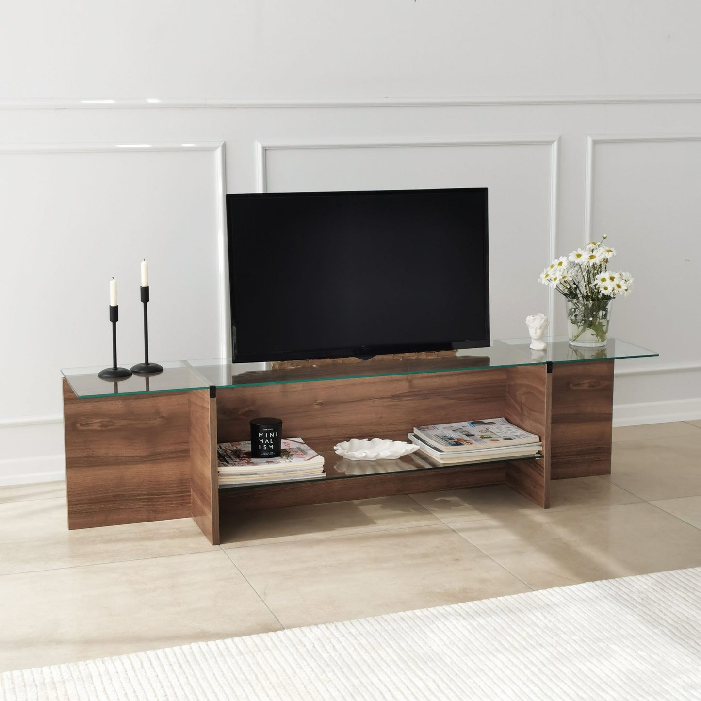 TV staliukas Escape - Walnut