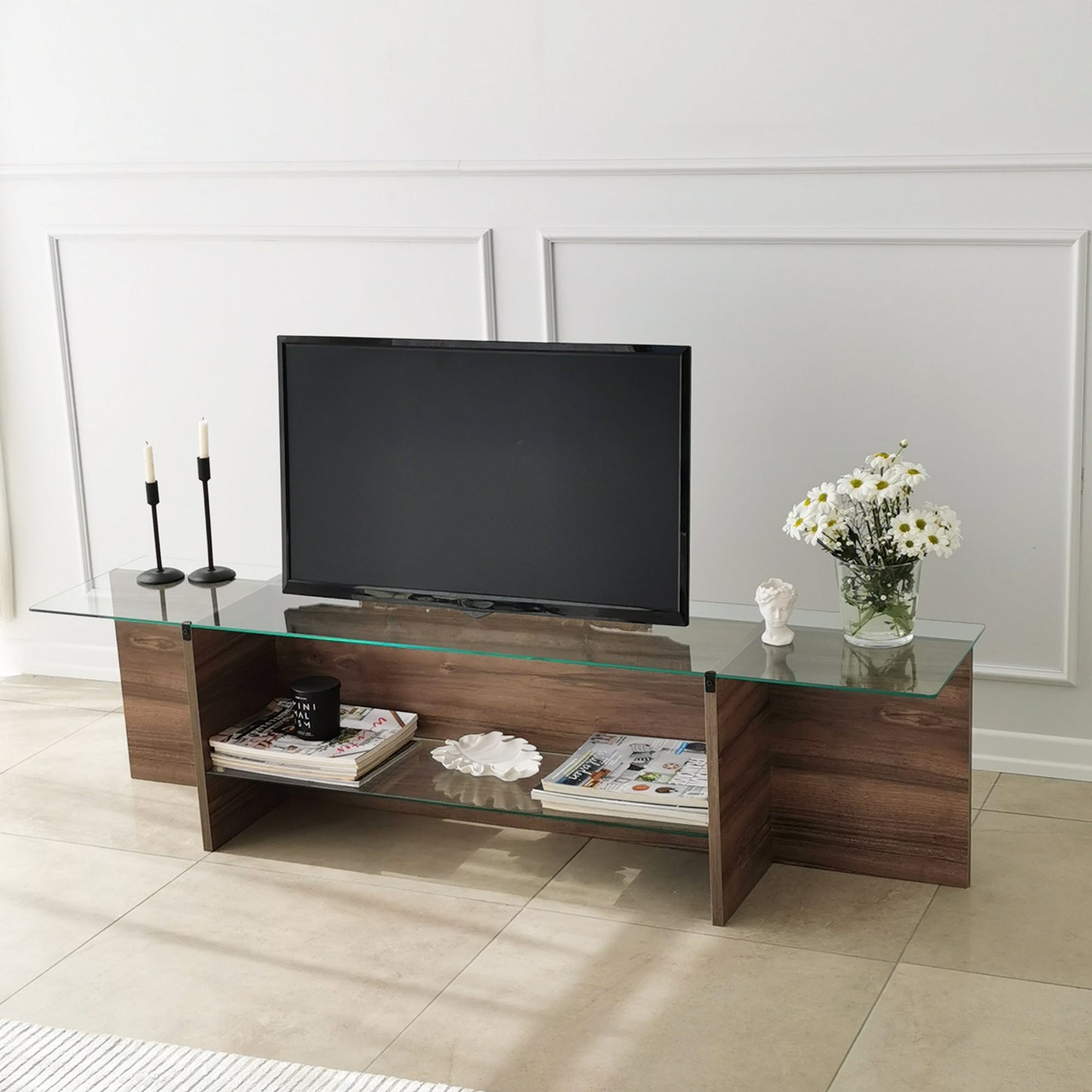 TV staliukas Escape - Walnut