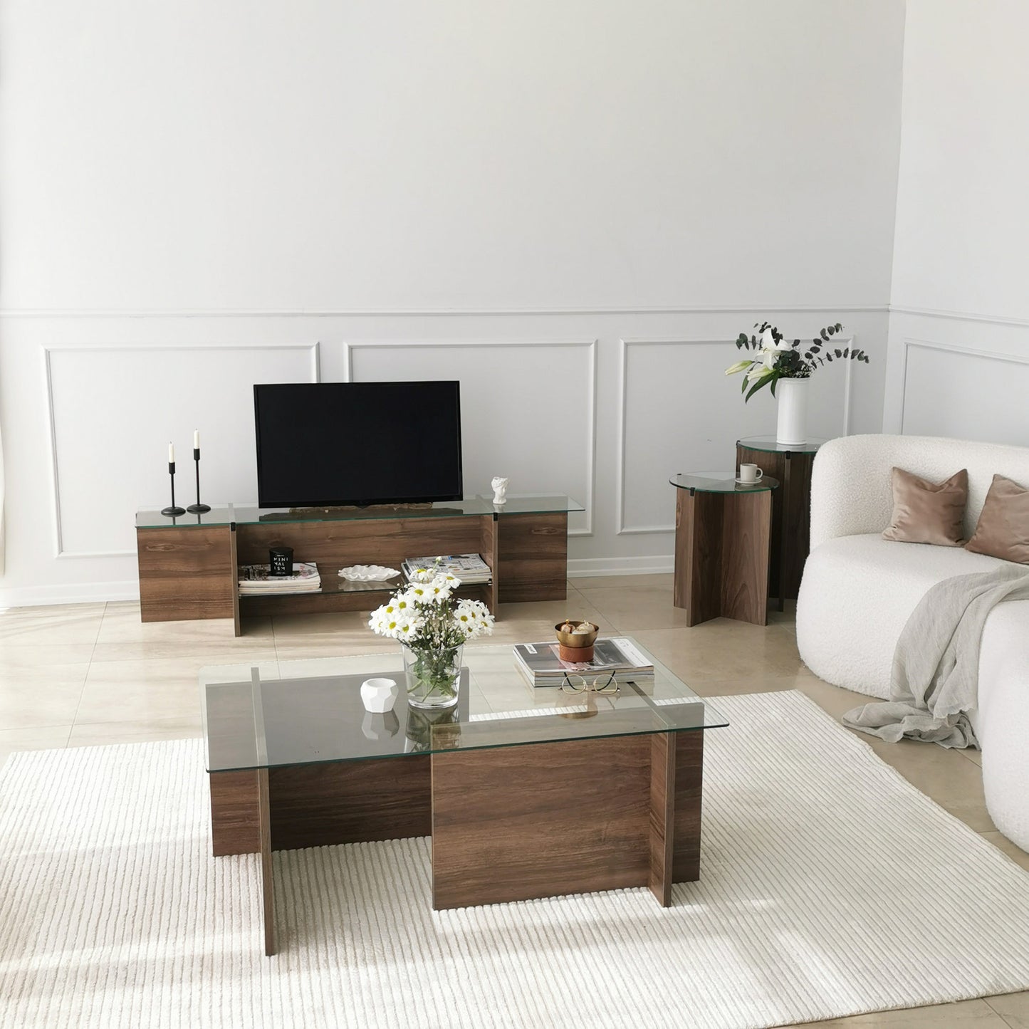 TV staliukas Escape - Walnut