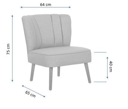 Fotelis Monn Way - Grey