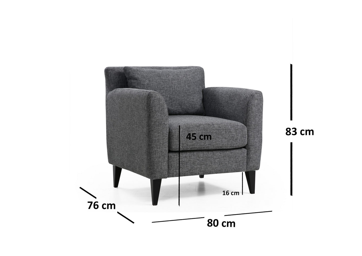 Fotelis Nordic Armchair