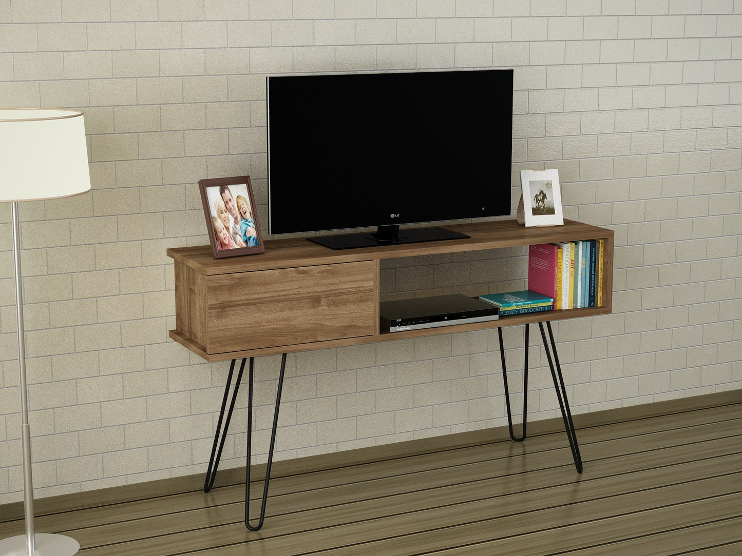 TV staliukas Lara - Walnut