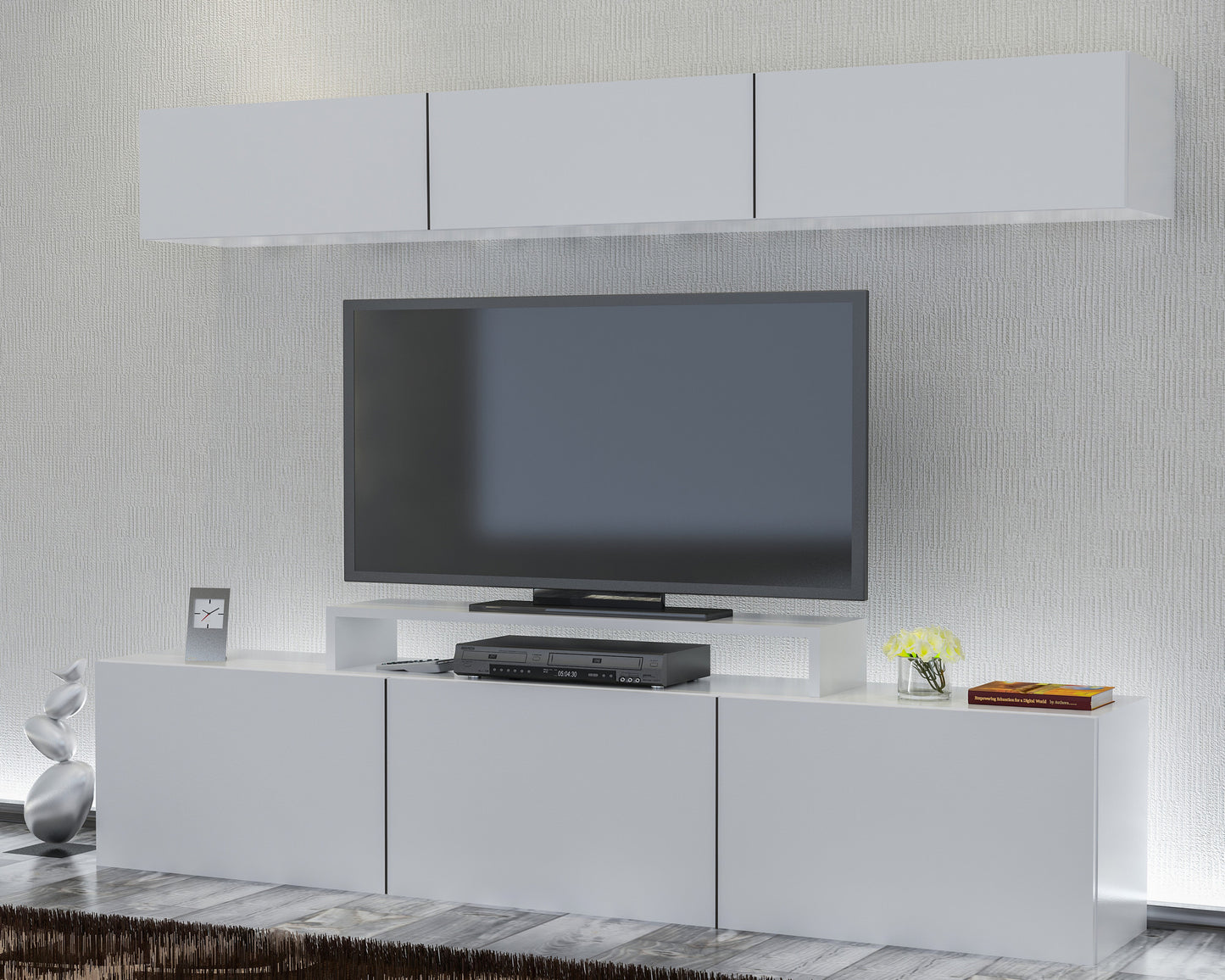 TV staliukas Line - White