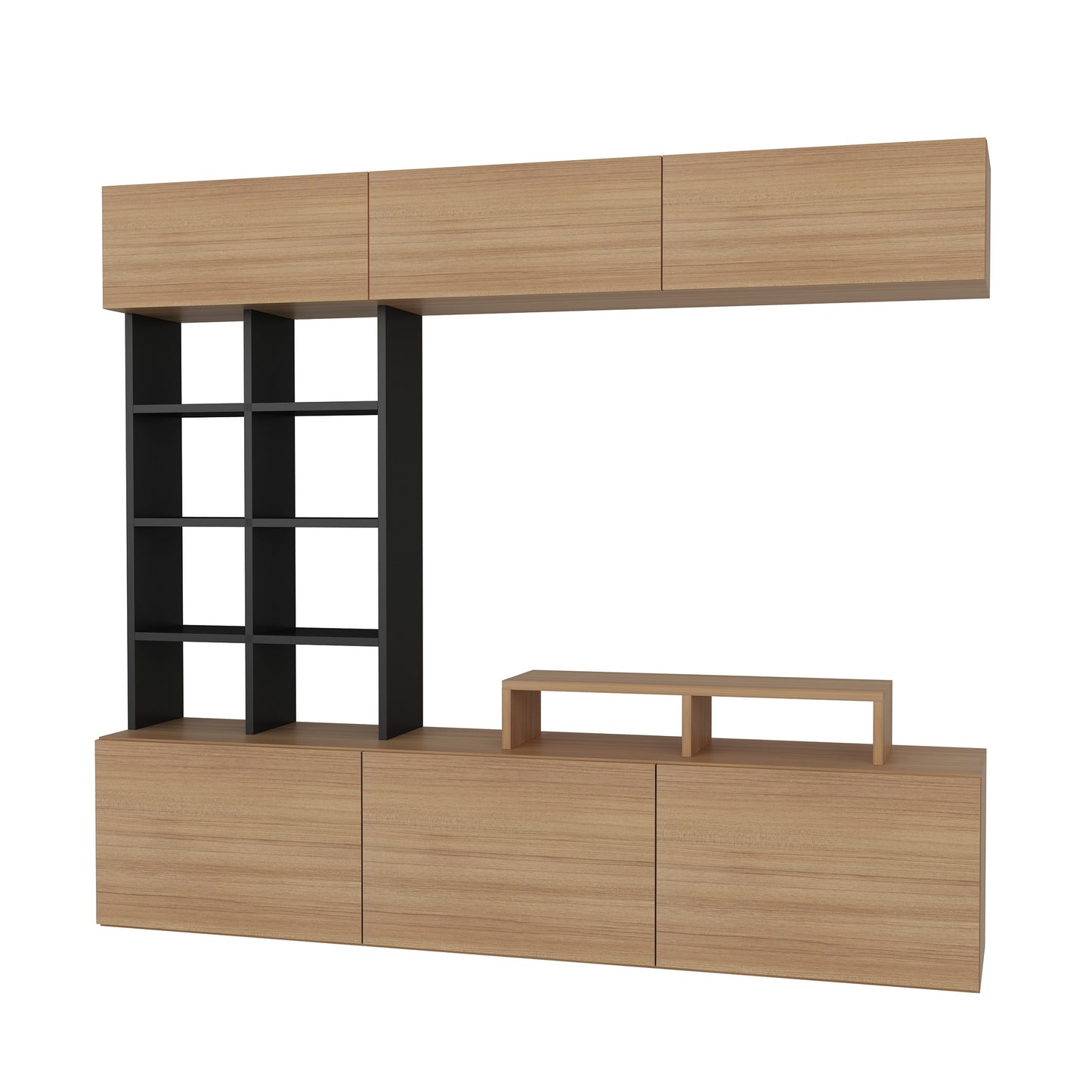 TV staliukas Sasa - Teak, Black