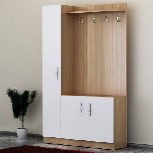 Kabykla Naturel - Teak, White