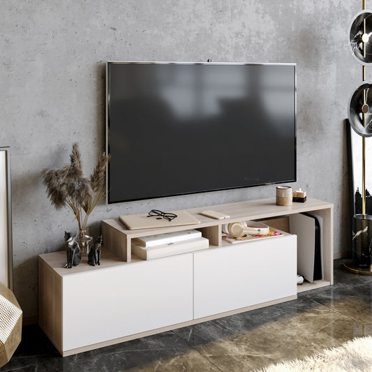 TV staliukas Nexera - Cordoba, White