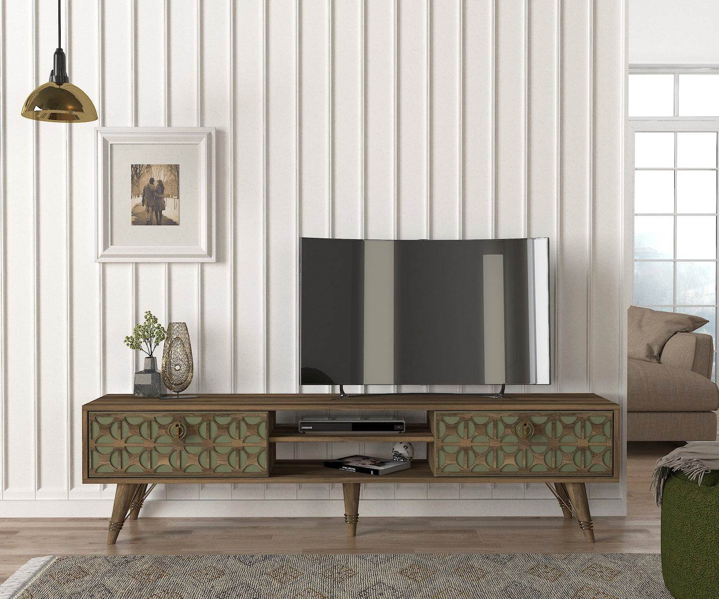 TV staliukas Valente (TV Sehpasi) - Walnut