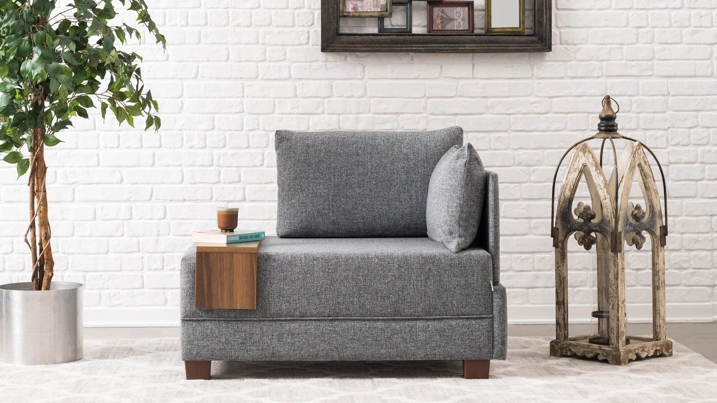 Fotelis Fly Armchair Right - Grey