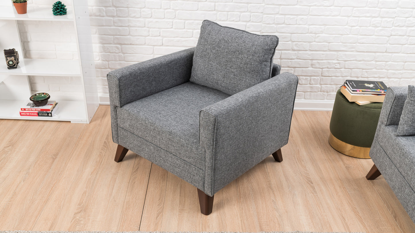 Fotelis Bella Armchair - Gey