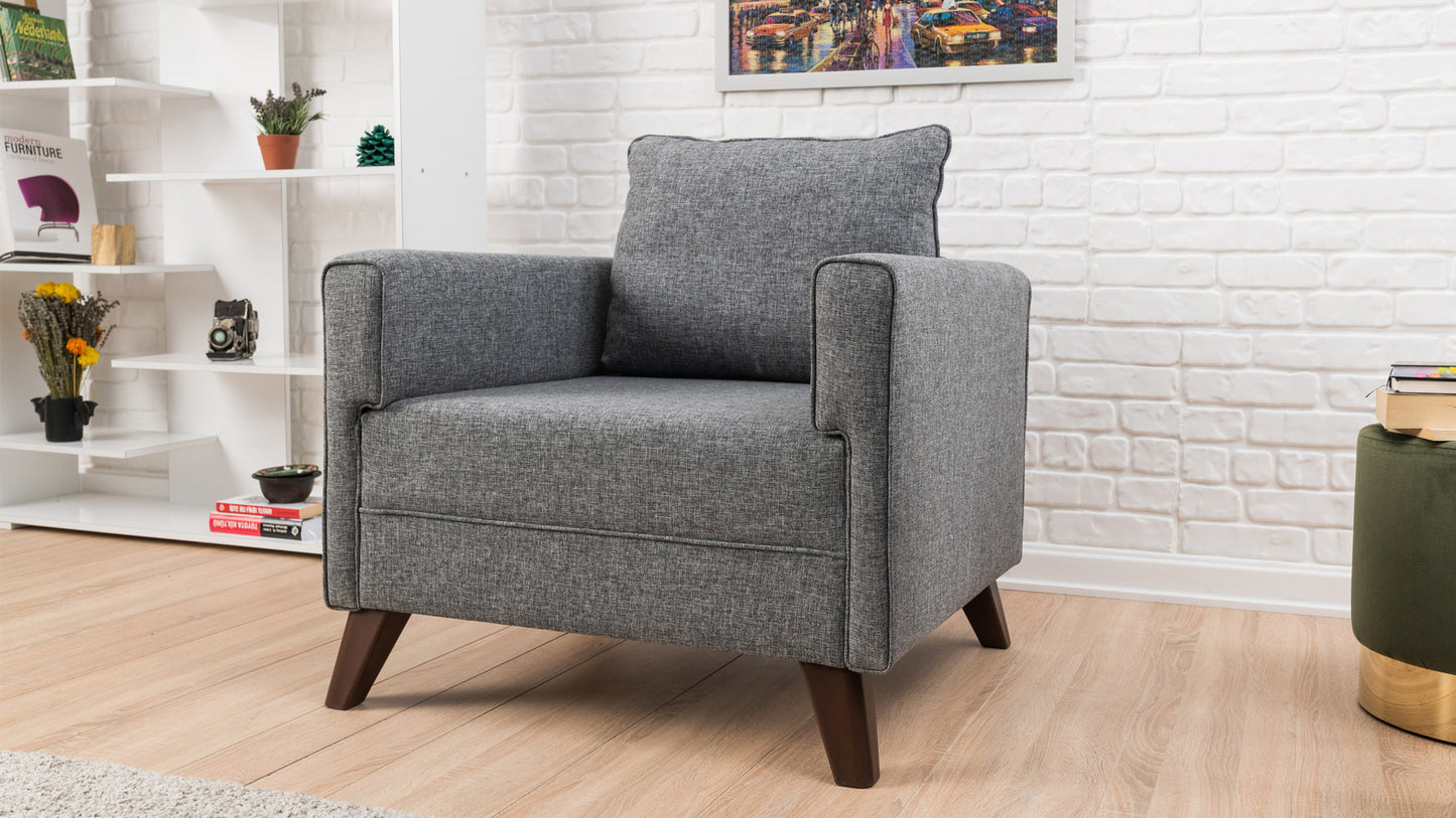 Fotelis Bella Armchair - Gey