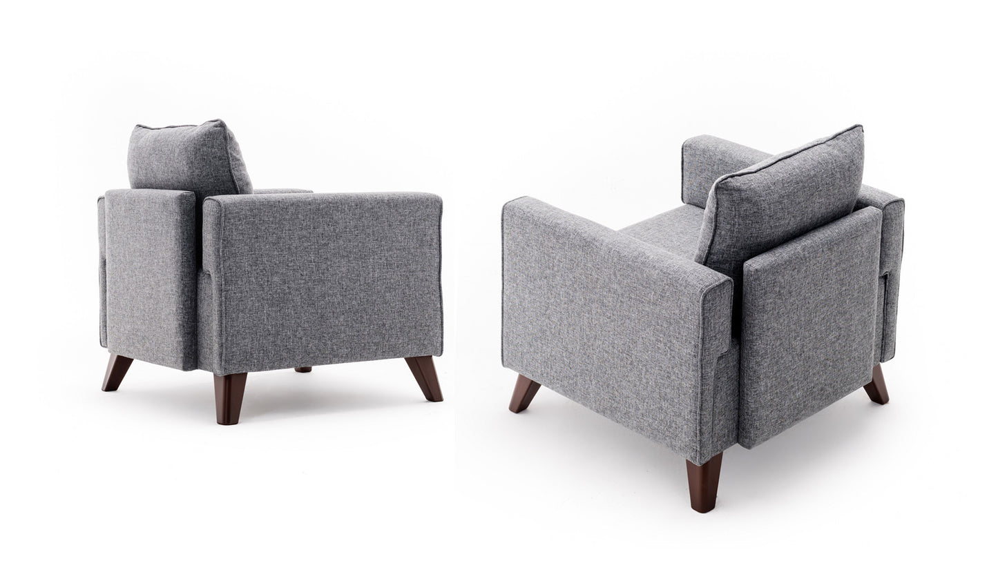 Fotelis Bella Armchair - Gey