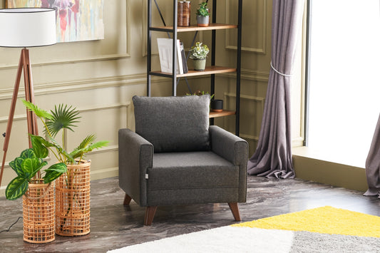 Fotelis Bella Armchair - Anthracite