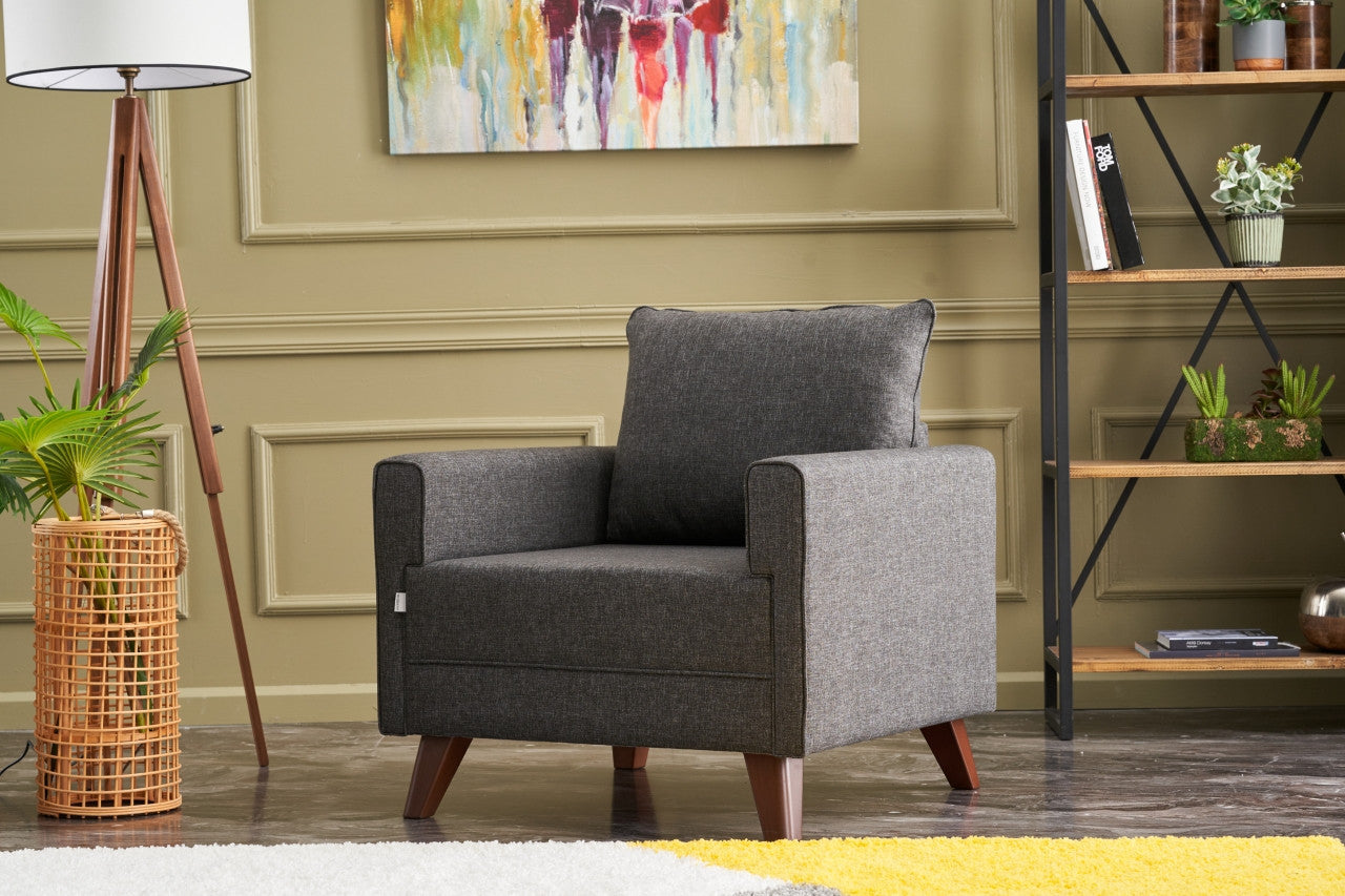 Fotelis Bella Armchair - Anthracite