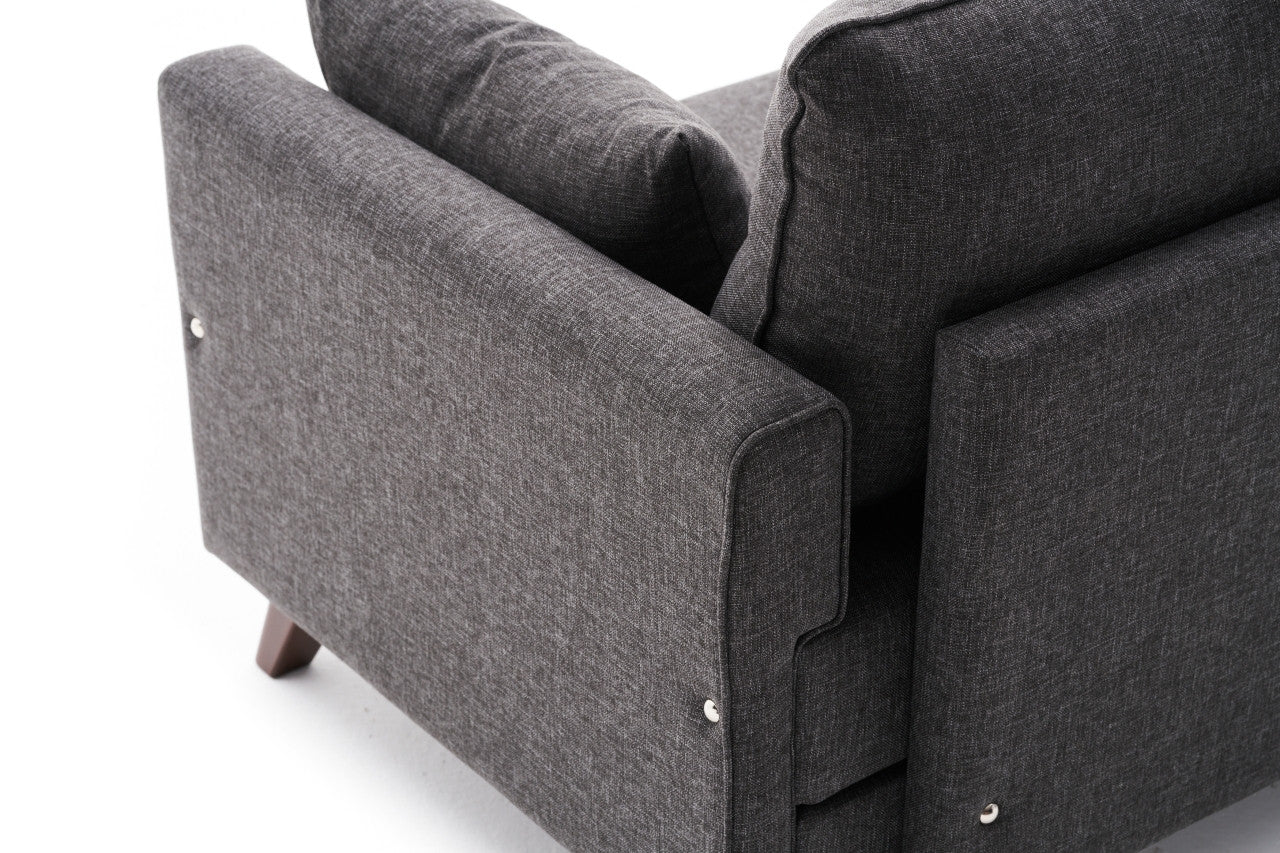 Fotelis Bella Armchair - Anthracite