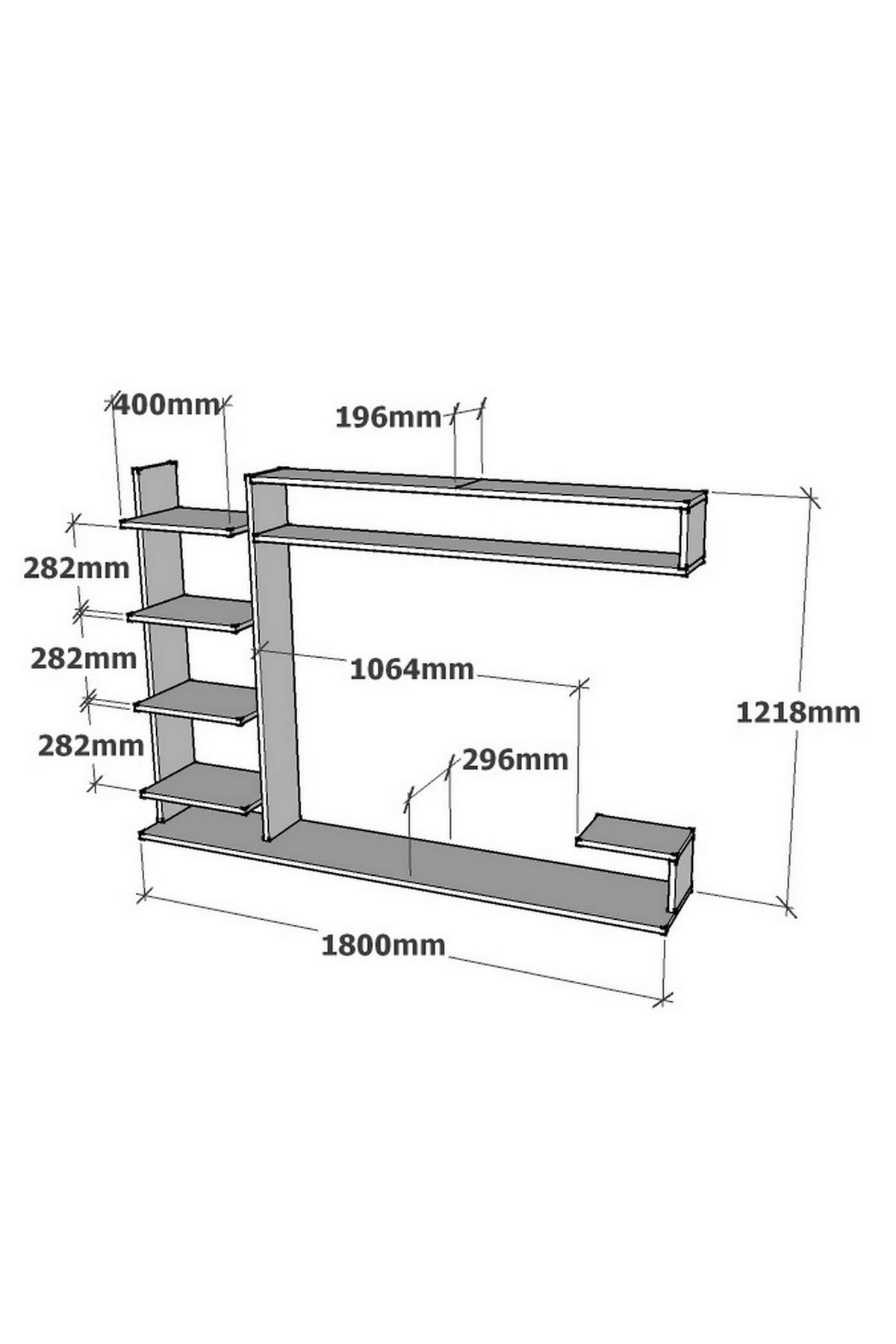 TV staliukas Noble - Sapphire, Anthracite