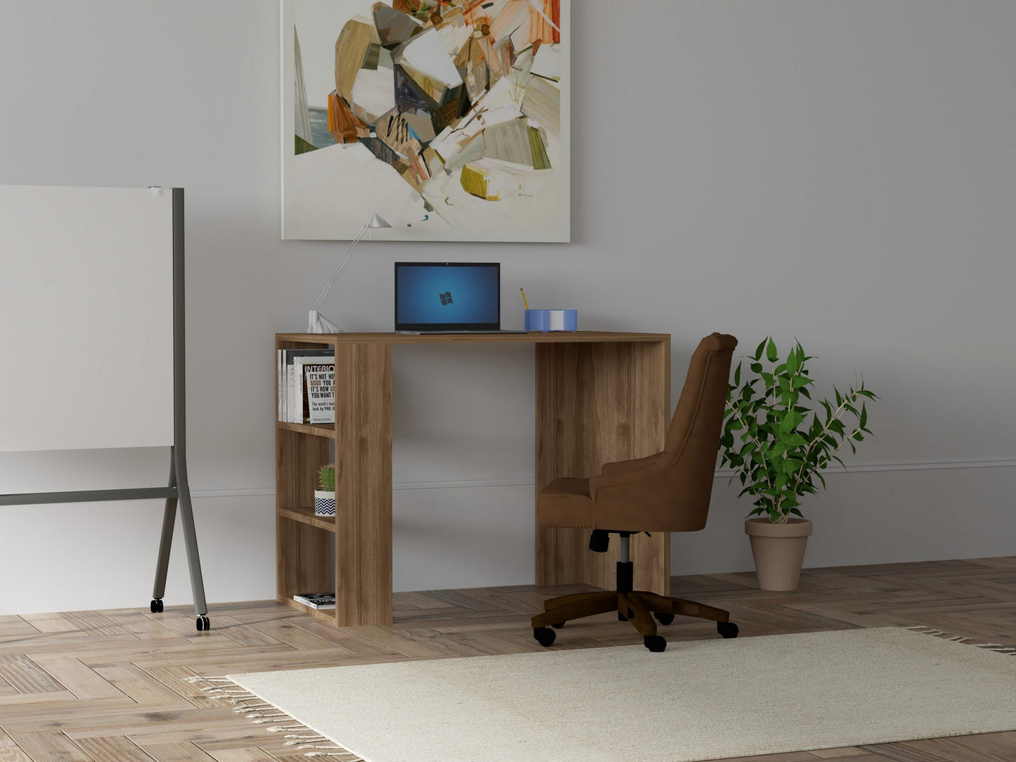 Biuro stalas Cool - Walnut