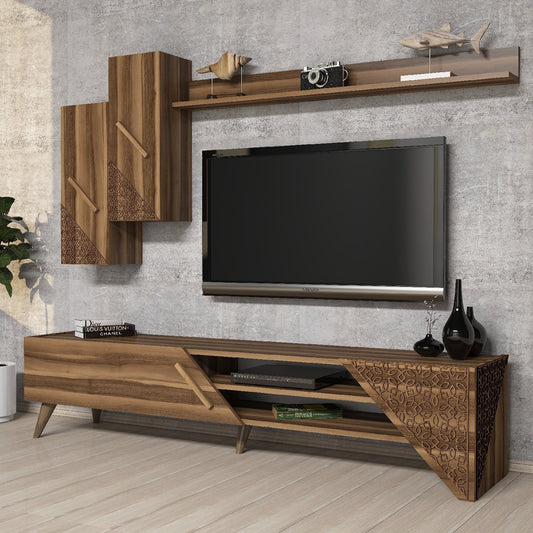 TV staliukas Beril - Walnut