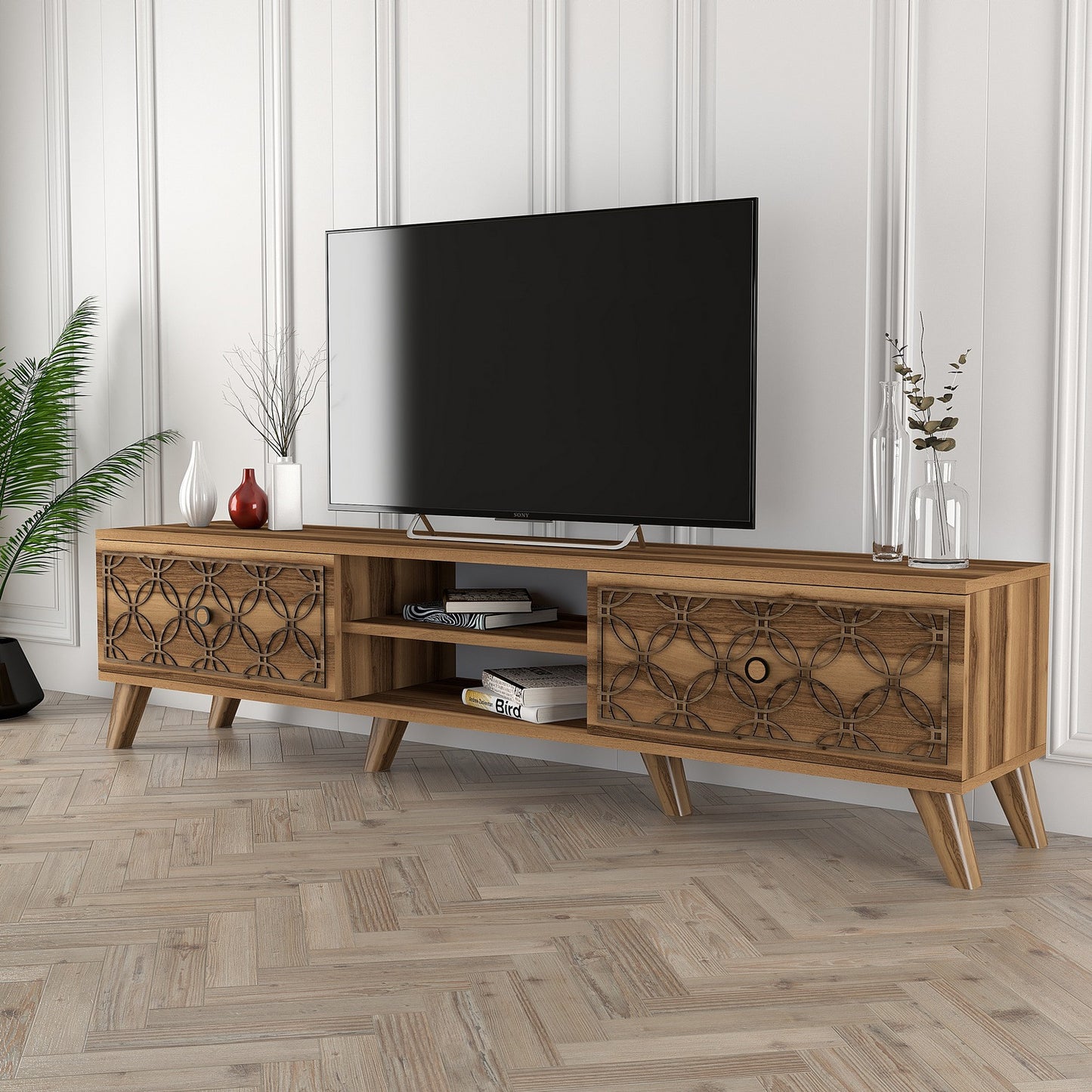 TV staliukas Class - Walnut