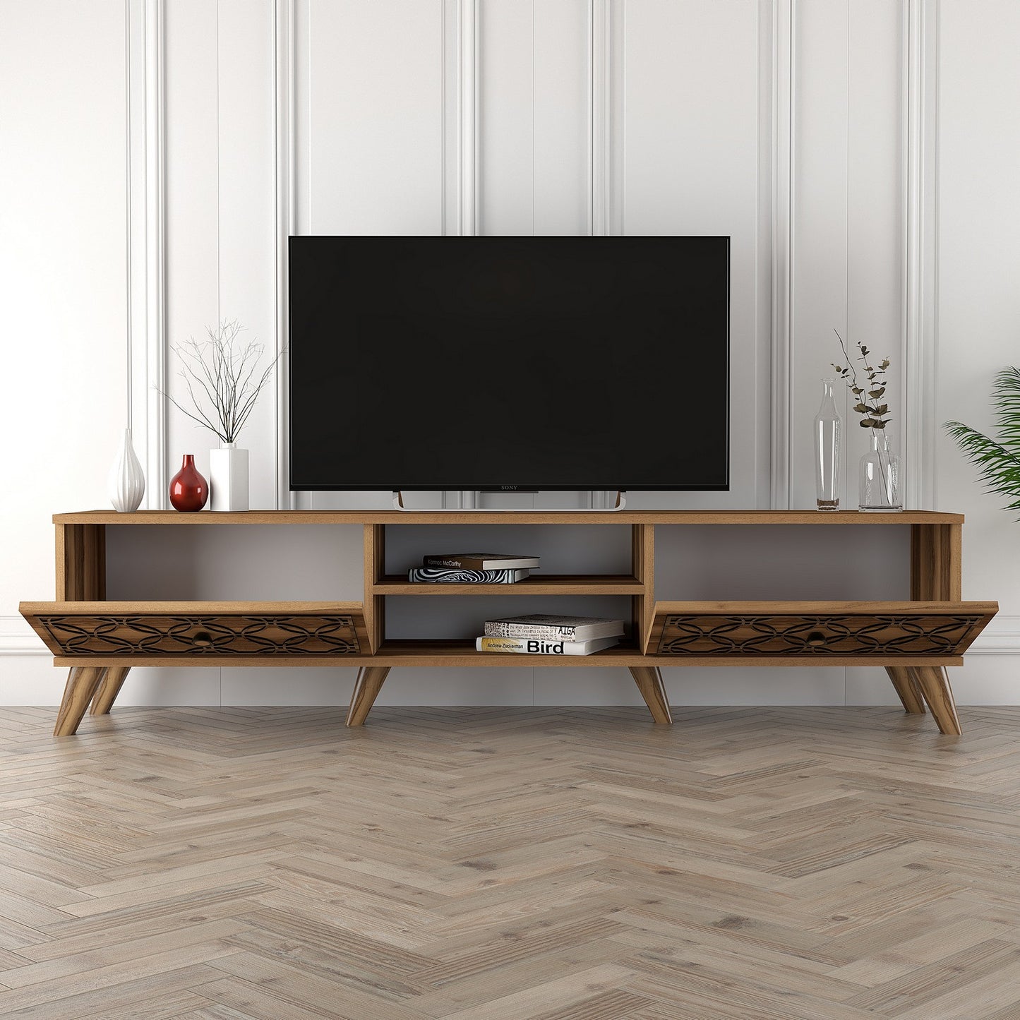 TV staliukas Class - Walnut