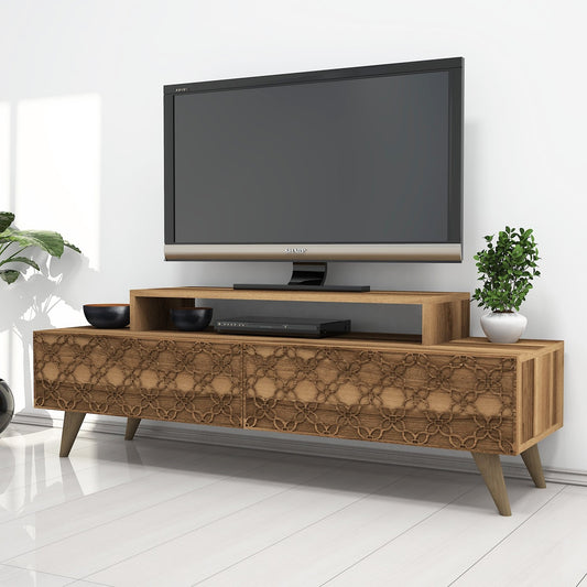 TV staliukas City - Walnut