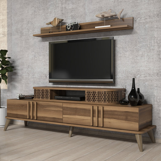 TV staliukas Eylul - Walnut