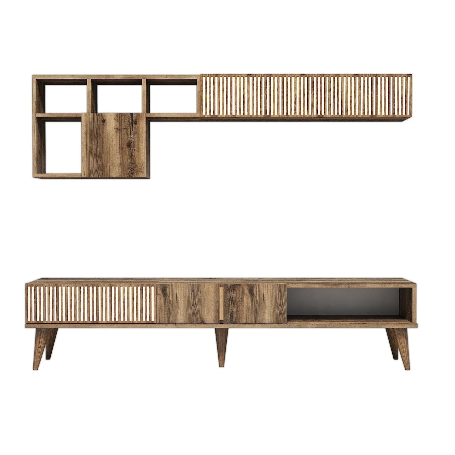 TV staliukas Milan - Walnut