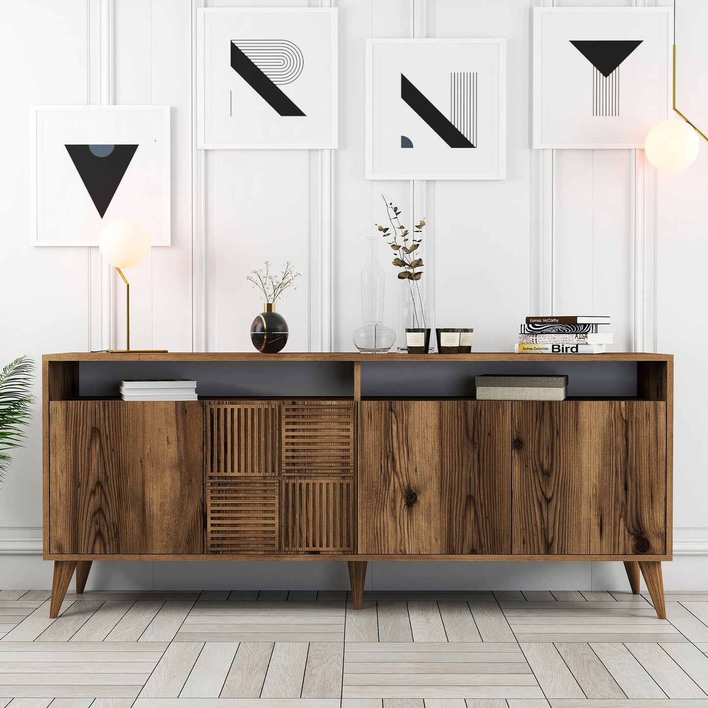 Konsolė Milan - Walnut