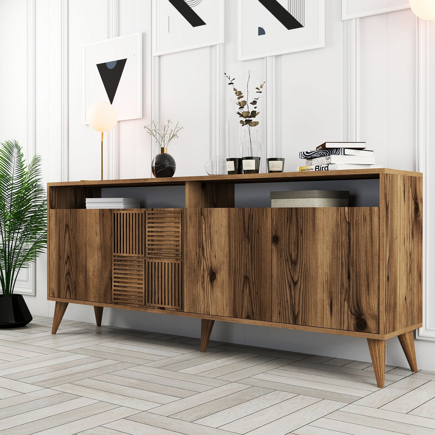 Konsolė Milan - Walnut