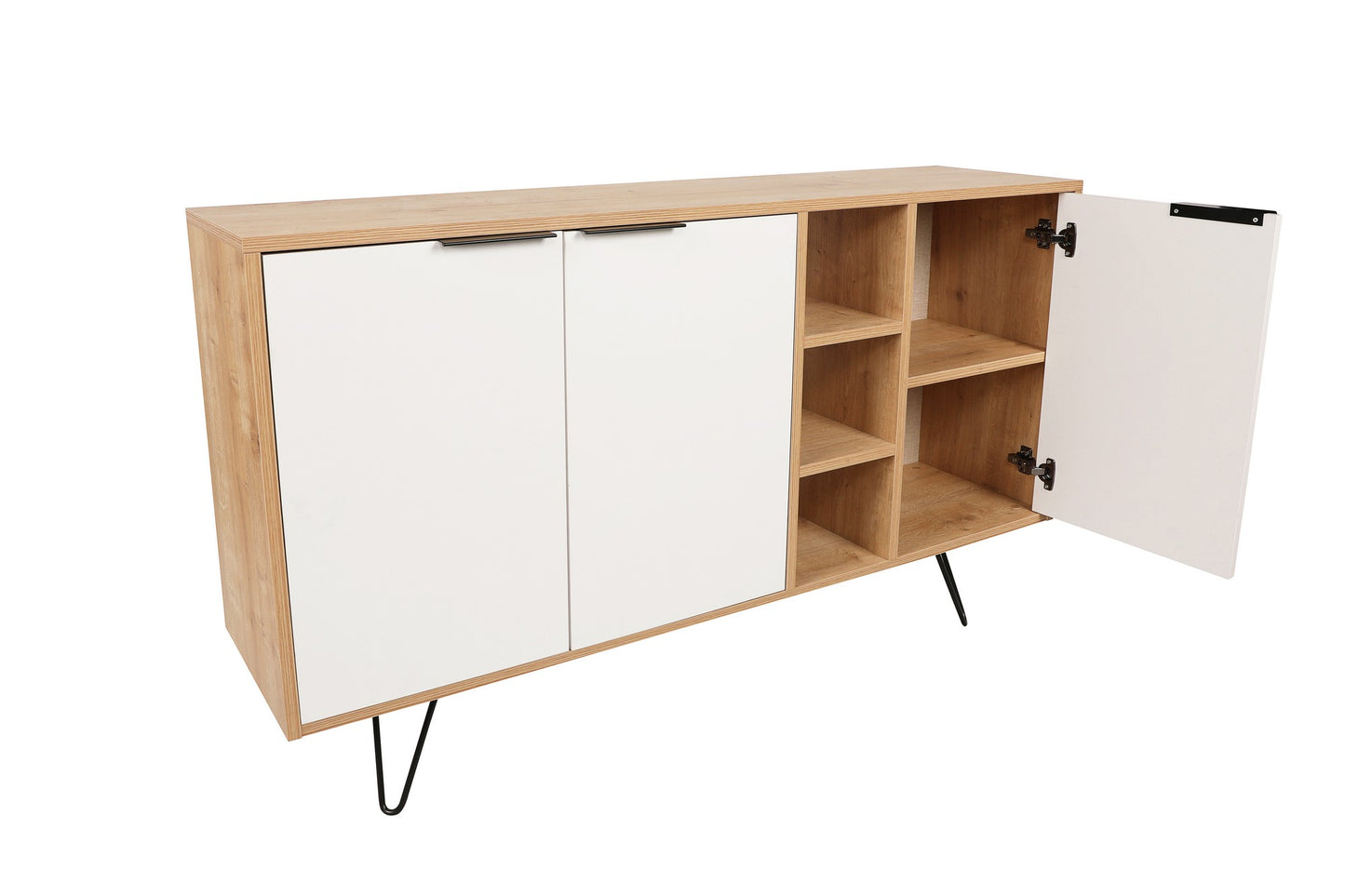 Konsolė Clara Console - Oak, White