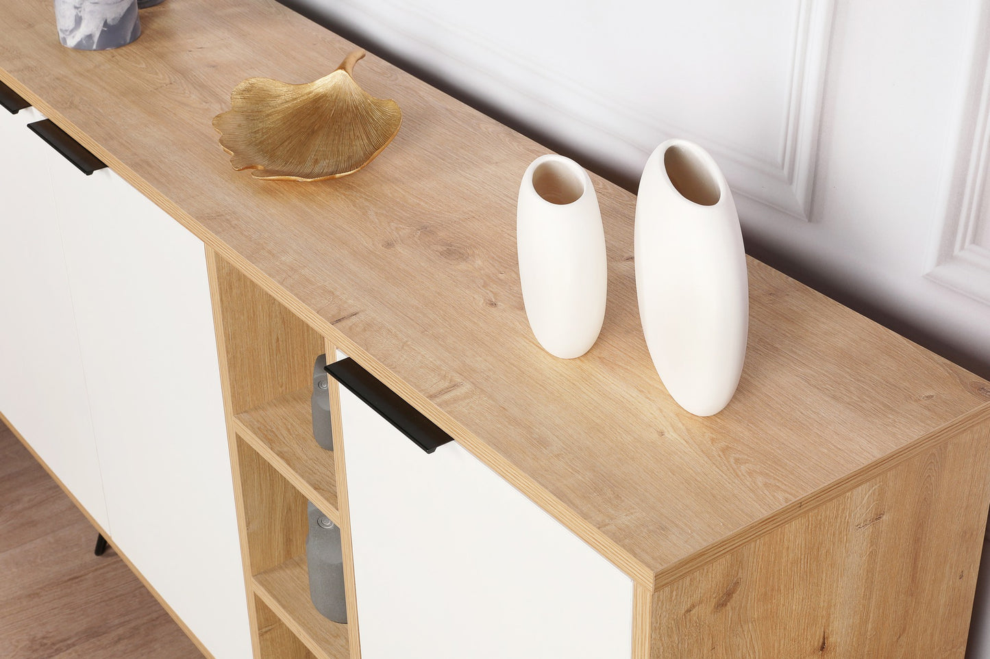 Konsolė Clara Console - Oak, White